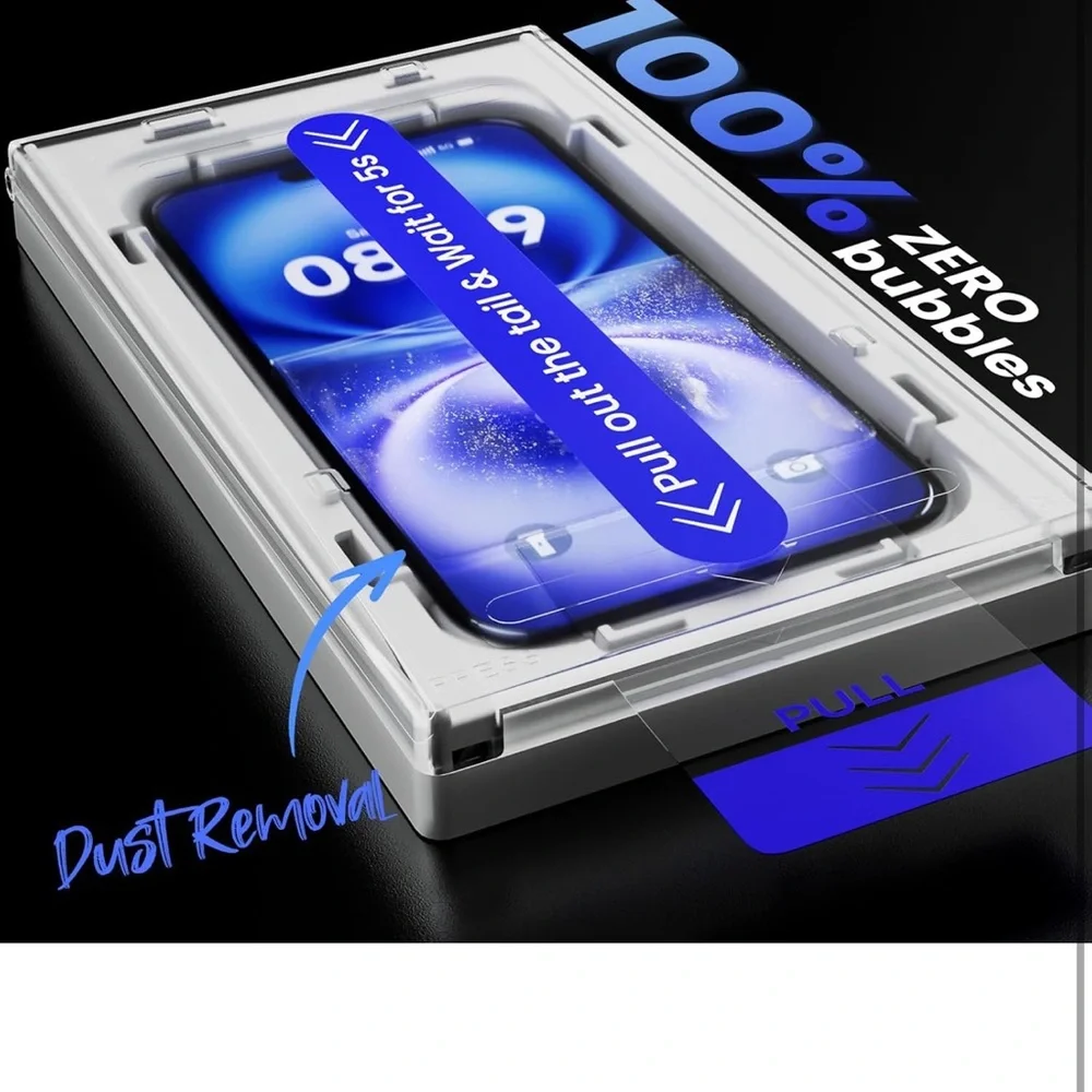 Premium Screen Protector for Smartphones - Black